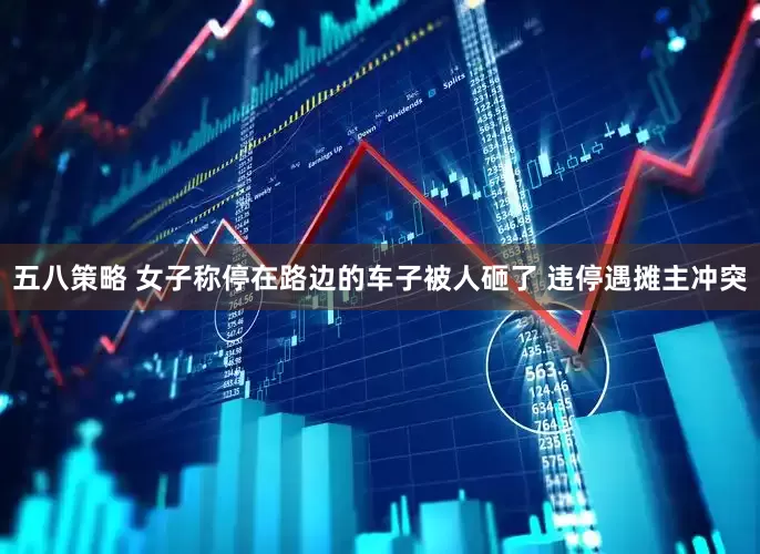 五八策略 女子称停在路边的车子被人砸了 违停遇摊主冲突
